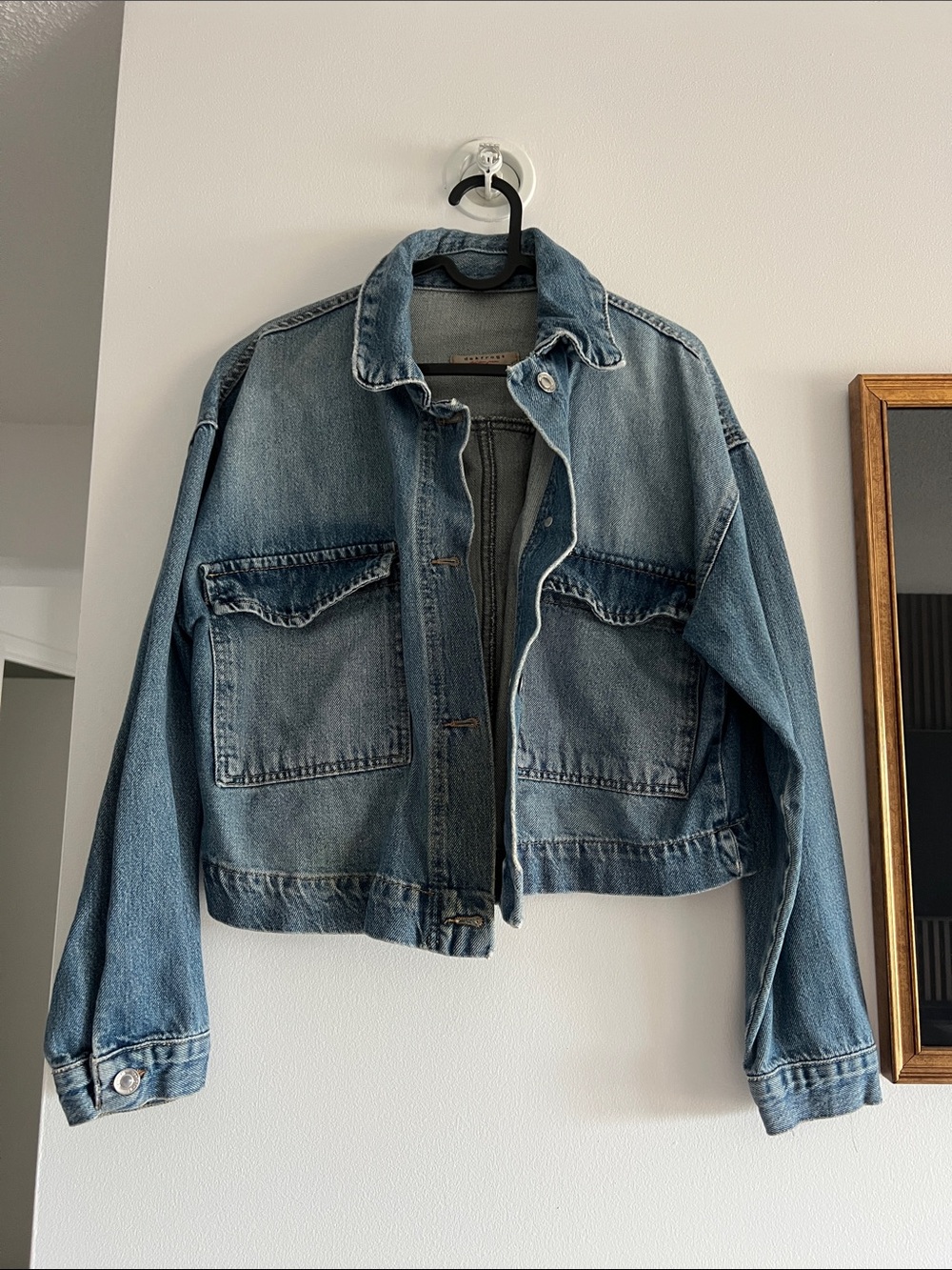 Classic Women's Denim Jacket - Blue